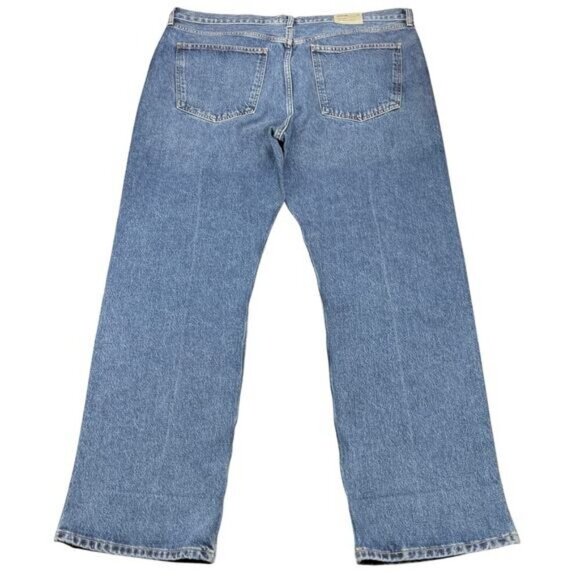 Agolde Fran Jean Low Slung Easy Straight Size 34 Dwell - Picture 3 of 8